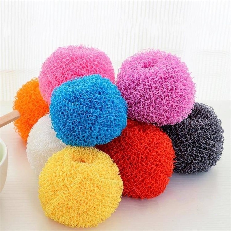 1 Bóng Rửa Chén Nano Nhiều Màu Chống Trầy Xước Tiện Dụng