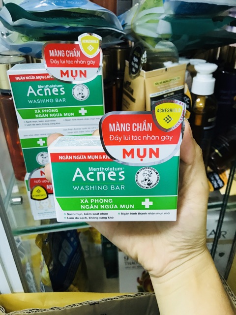 Xà phòng kháng khuẩn và ngăn ngừa mụn Acnes Washing Bar