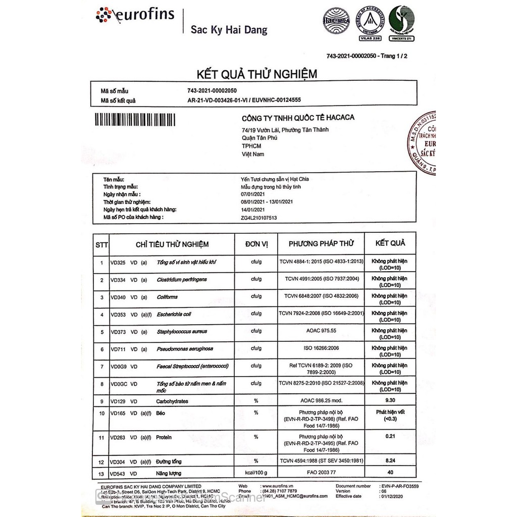 Lốc 6 hũ yến tươi chưng Hạt Chia (70ml) - Tốt cho hệ tiêu hoá | BigBuy360 - bigbuy360.vn