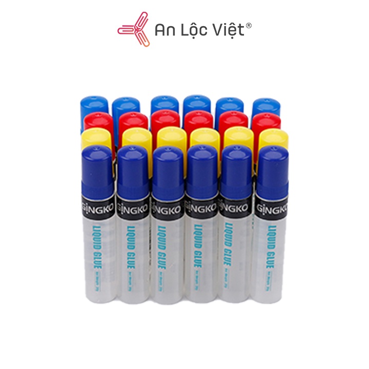 Set 5 chai Keo Dán Hồ Nước Gingko 30ml - Siêu dính - Không mùi