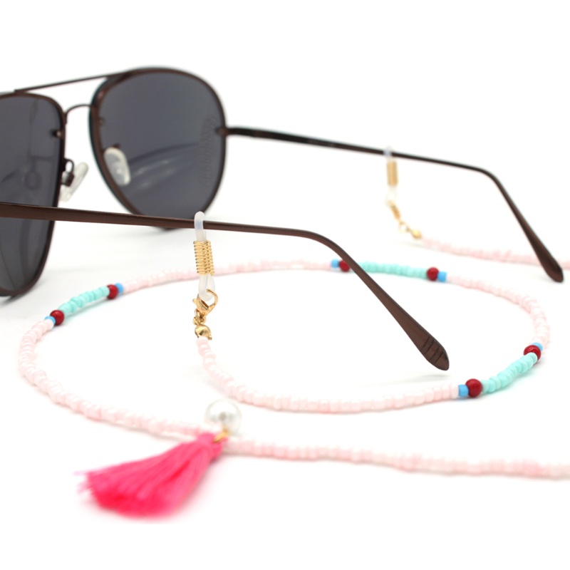 Youyo Dây Đeo Mắt Kính Xỏ Hạt Tua Rua Đeo Cổ