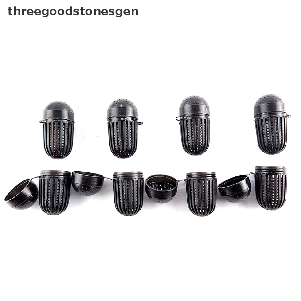 Set 10 Hộp Đựng Mồi Câu Cá Tôm Hình Quả Bóng Thông Dụng