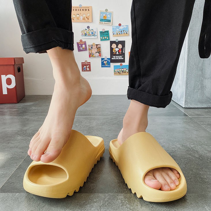 Dép quai ngang nam nữ đế cao unisex ⭐️FREESHIP⭐️dép Yz slide đế Độn, Hàng xin, size kép