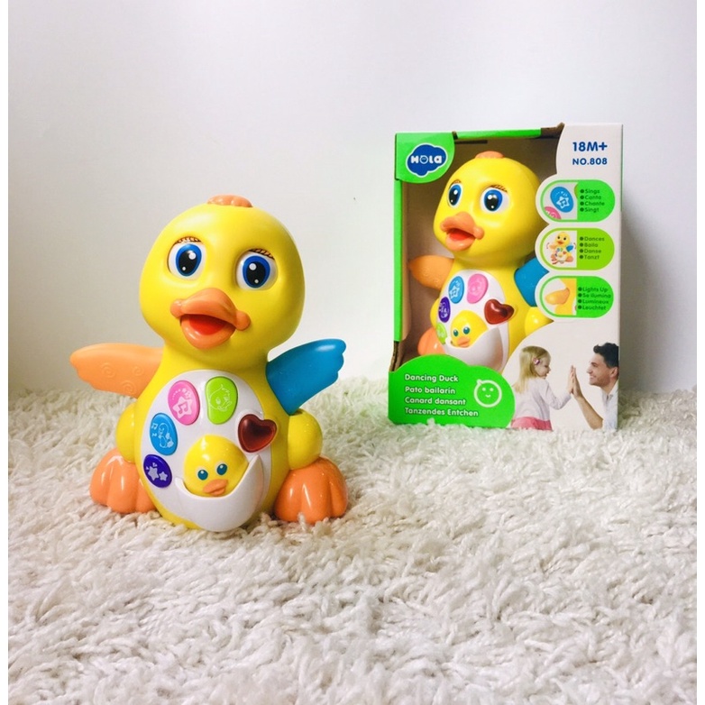 Vịt bin Hola toys.Vịt con biết hát.Đồ chơi thông minh 808.