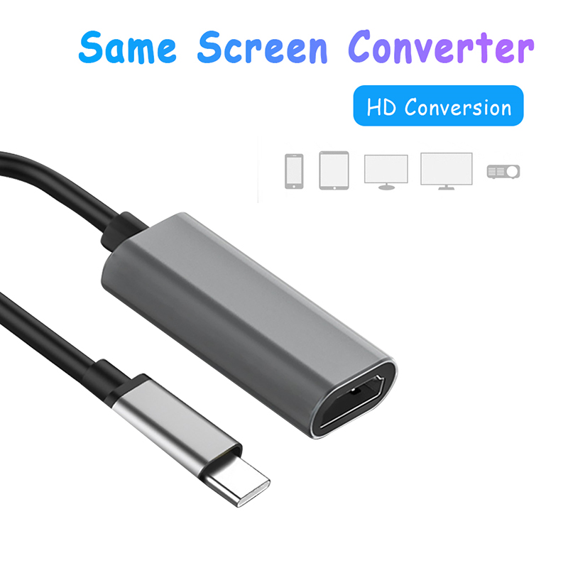 Bộ Chuyển Đổi Type-C Sang Hdmi Hd Tv Usb 3.1 4k Cho Pc Laptop Tablet