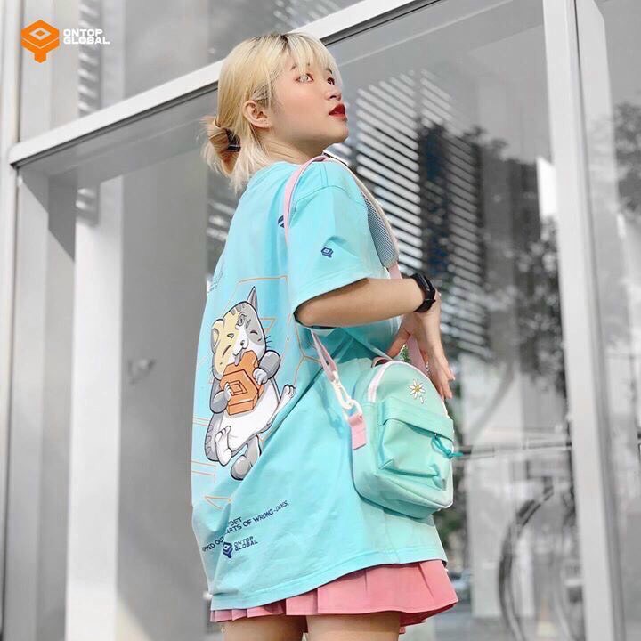 Áo Thun Tay Lỡ Unisex - Áo Thun Nam Nữ Form Rộng MAFDET 2 Màu Siêu Hot - LP.STORE | BigBuy360 - bigbuy360.vn