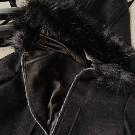 ÁO KHOÁC DẠ LÔNG NỮ MŨ ĐEN, TÚI NẮP HÀNG CAO CẤP (CÓ ẢNH VÀ VIDEO) | BigBuy360 - bigbuy360.vn