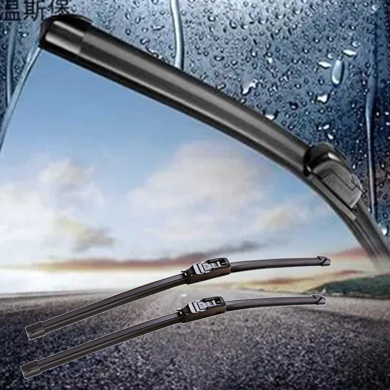 Set 2 Cần Gạt Nước Cao Su Không Khung Cho Kính Chắn Gió Xe Hơi 14 / 16 / 17 / 18 / 19 / 20inch