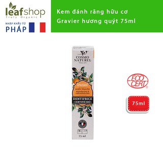 Kem Đánh Răng Hữu Cơ Gravier Hương Quýt