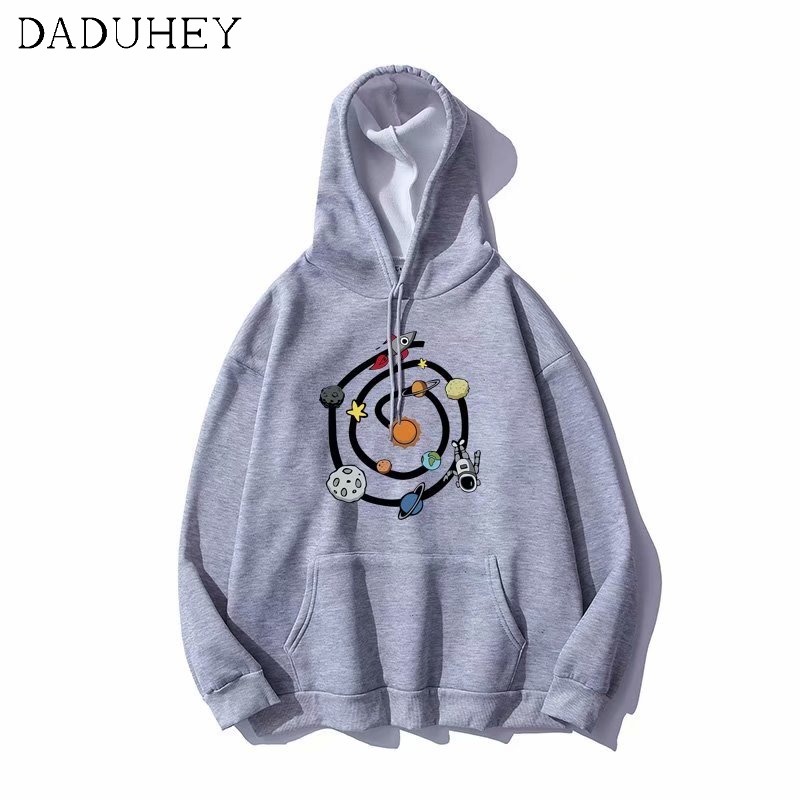 Áo hoodie Daduhey dài tay phong cách trẻ trung cá tính dành cho nữ