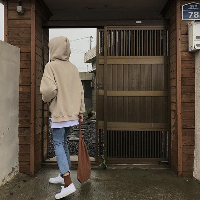 Áo hoodies cao cấp ASOBER MAN nỉ ngoại M059 xẻ 2 tà form khổng lồ | BigBuy360 - bigbuy360.vn