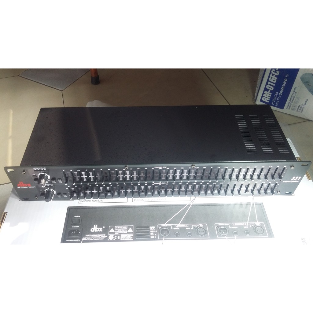 Lọc âm DBX 231 ,và EQ 9000