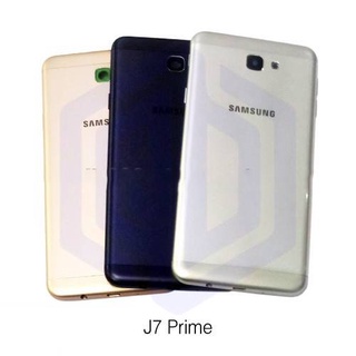 Bộ vỏ + khay sim samsung j7 prime zin