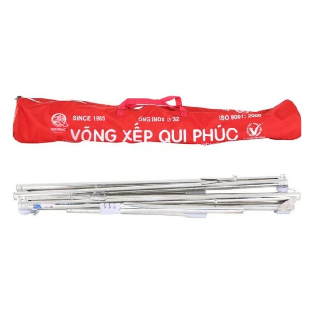 Võng xếp inox DONA Qui Phúc cao cấp