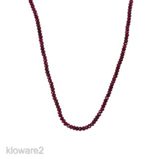 2 x 4 mm Ngọc đỏ mặt tự nhiên Rondelle Loose Bead Strand 15 ''