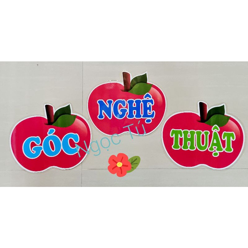 Sét Góc Thư viện rời + nhiều mẫu góc A4  in giấy bóng in ảnh Ép