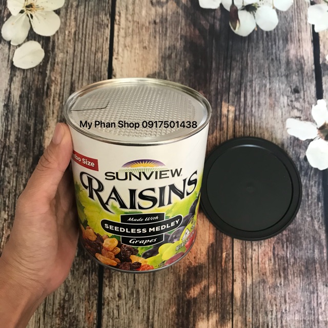 Nho Khô Hỗn Hợp Raisins Sunview Mỹ 425g