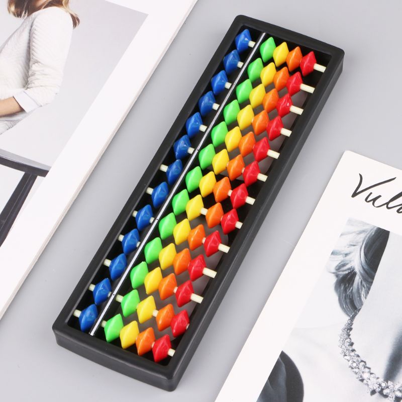 Bàn Tính 13 Cột Bằng Nhựa Có Thể Phân Hủy Với Màu Sắc