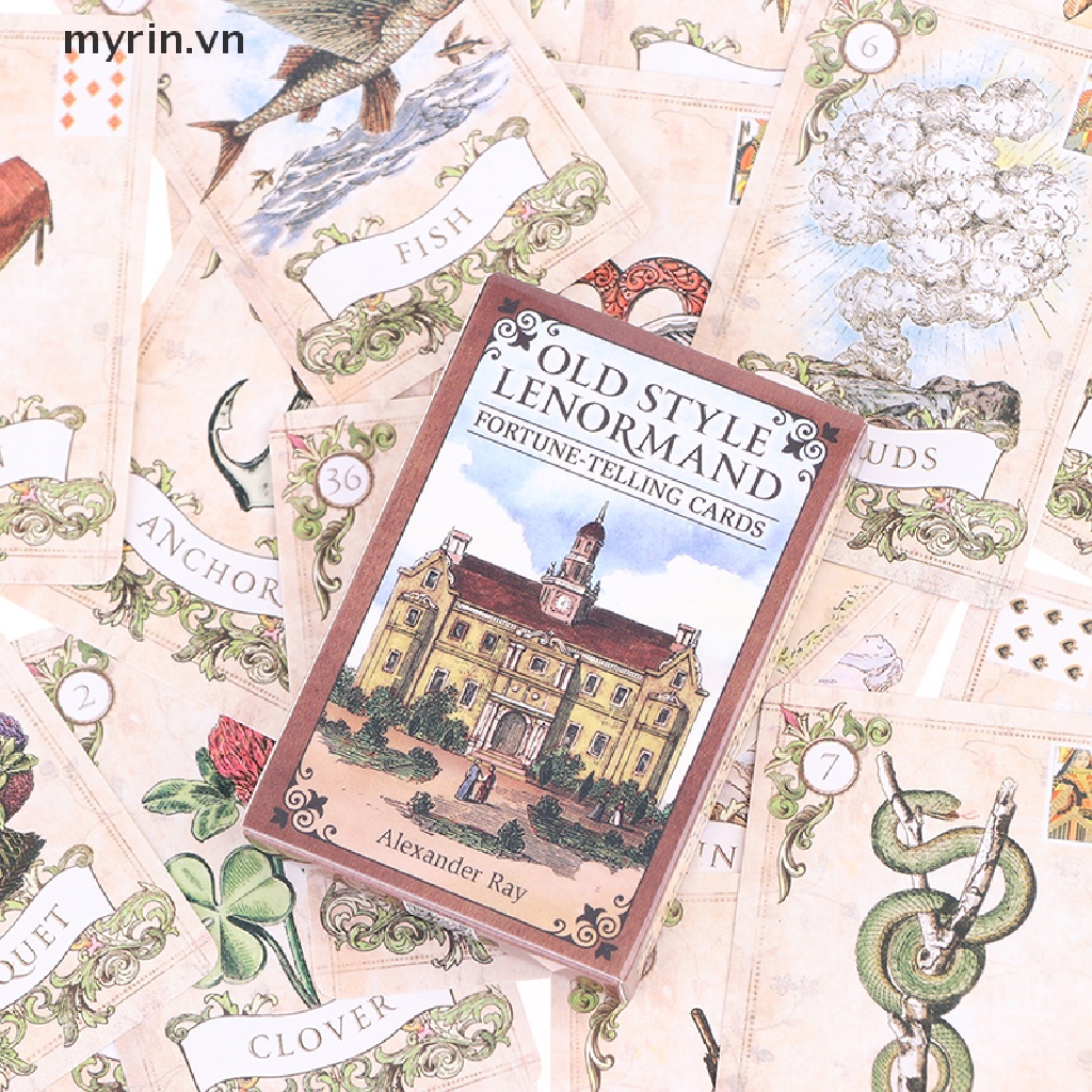 Bộ Thẻ Bài Tarot In Hình Lenormand Oracle
