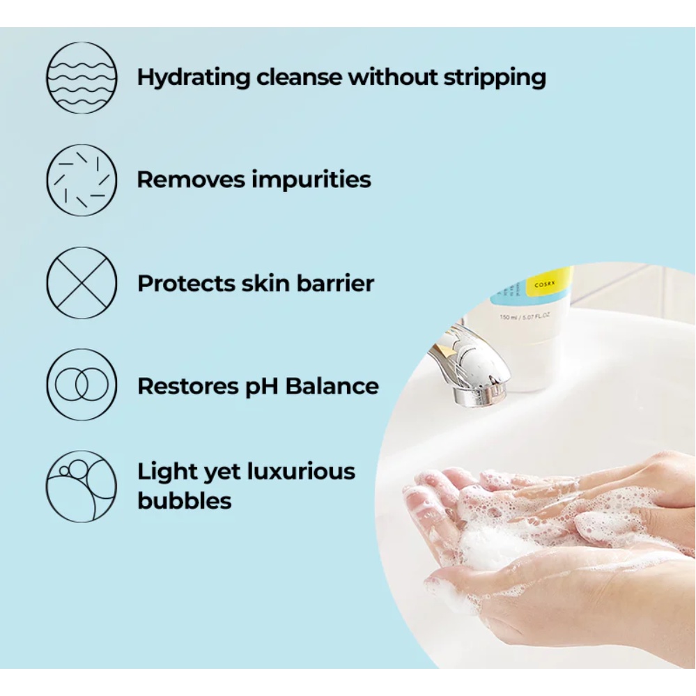 HÀN QUỐC I Sữa Rửa Mặt Cosrx Low pH Good Morning Gel Cleanser 150ml Chính Hãng