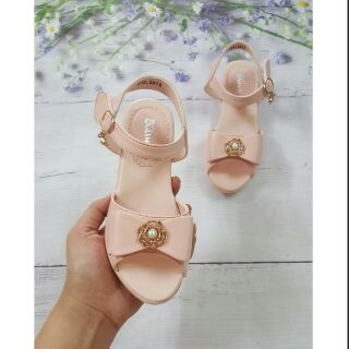 Giày sandal cao gót 3 phân cho bé gái