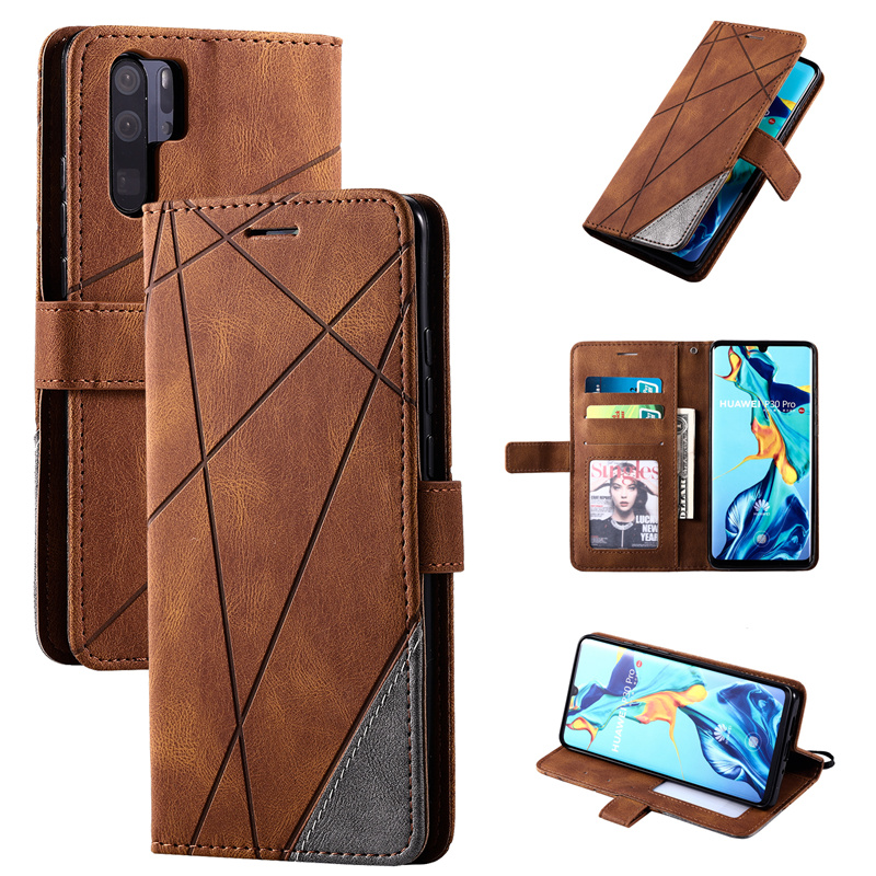 Casing Xiaomi Redmi Note 8T Note 8 Note 7 K30 K20 Pro 9C NFC 9A Fashion Frosted Cover Stripe Stitching Bracket Flip Lanyard Card Slot Leather Case