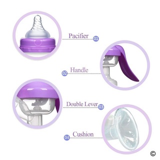 Máy hút sữa cầm tay Kichilachi dung tích 180ml (kèm núm ti)