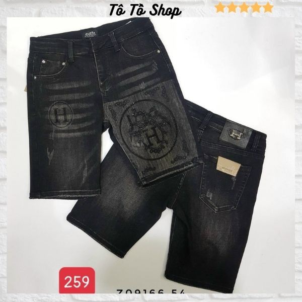 Quần Short Jean Nam Chất Bò Co Giãn❤️FREESHIP❤️Quần Đùi Nam thời trang cao cấp (kèm hình thật) Tô Tồ Shop - QSJNM259