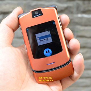 Điện Thoại Motorola V3i Nâu [ Phím Thép Màu Trắng ]