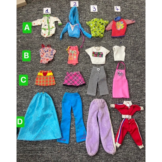 QAA8-QUẦN ÁO BÚP BÊ BARBIE