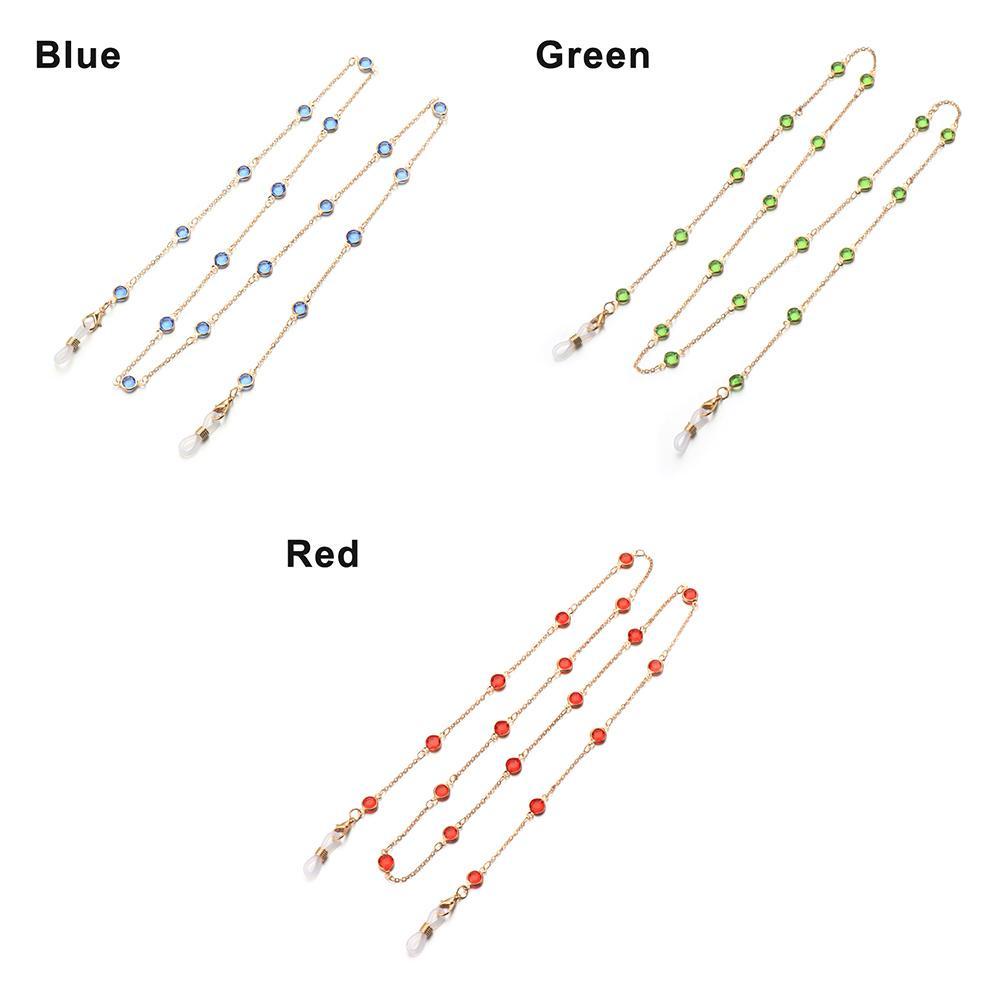 YVE Dây Xích Kim Loại Đeo Mắt Kính Chống Trượt Đa Năng