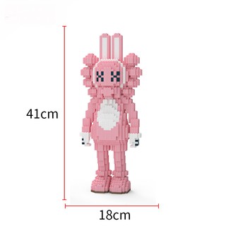 Bộ xếp hình lắp ráp Kaws Thỏ siêu to 41cm