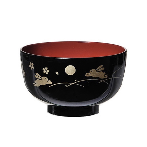 Bát nhựa sơn mài họa tiết (nội địa )