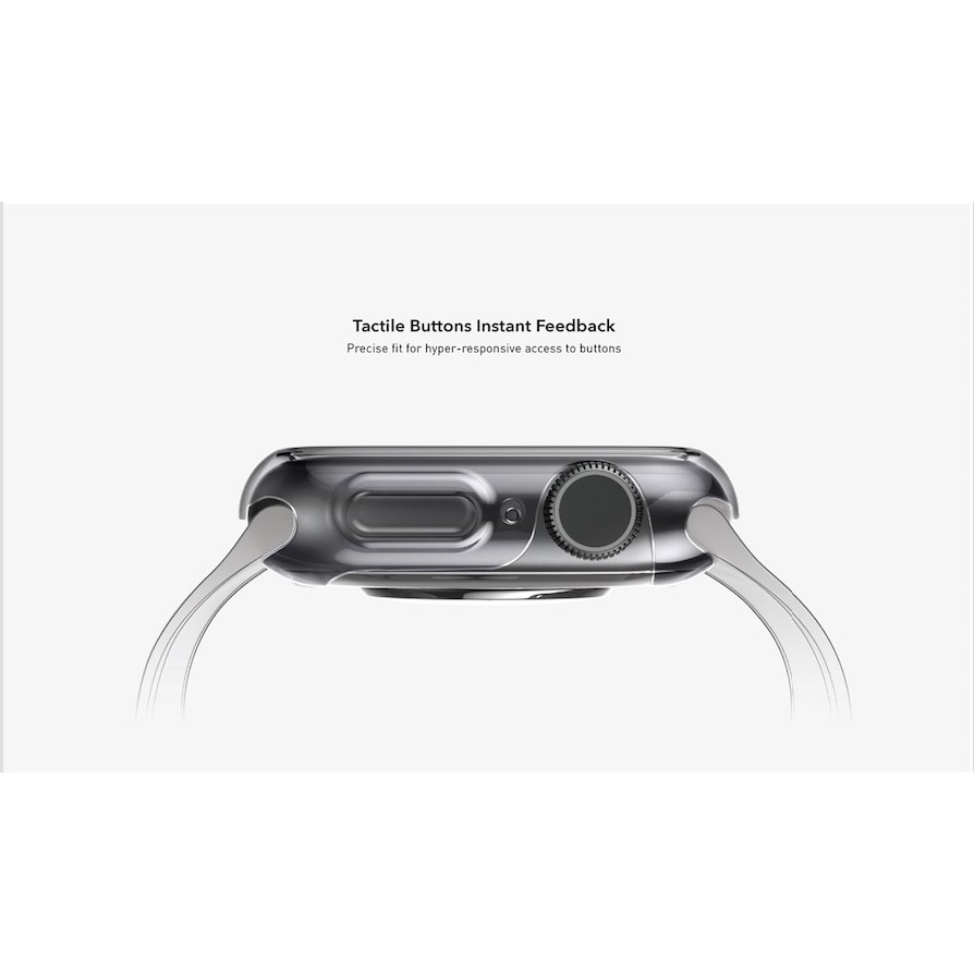 Vỏ Ốp UNIQ Garde Hybrid Apple Watch 44mm Series 4/5/6/SE [Tích Hợp Kính Cường Lực]