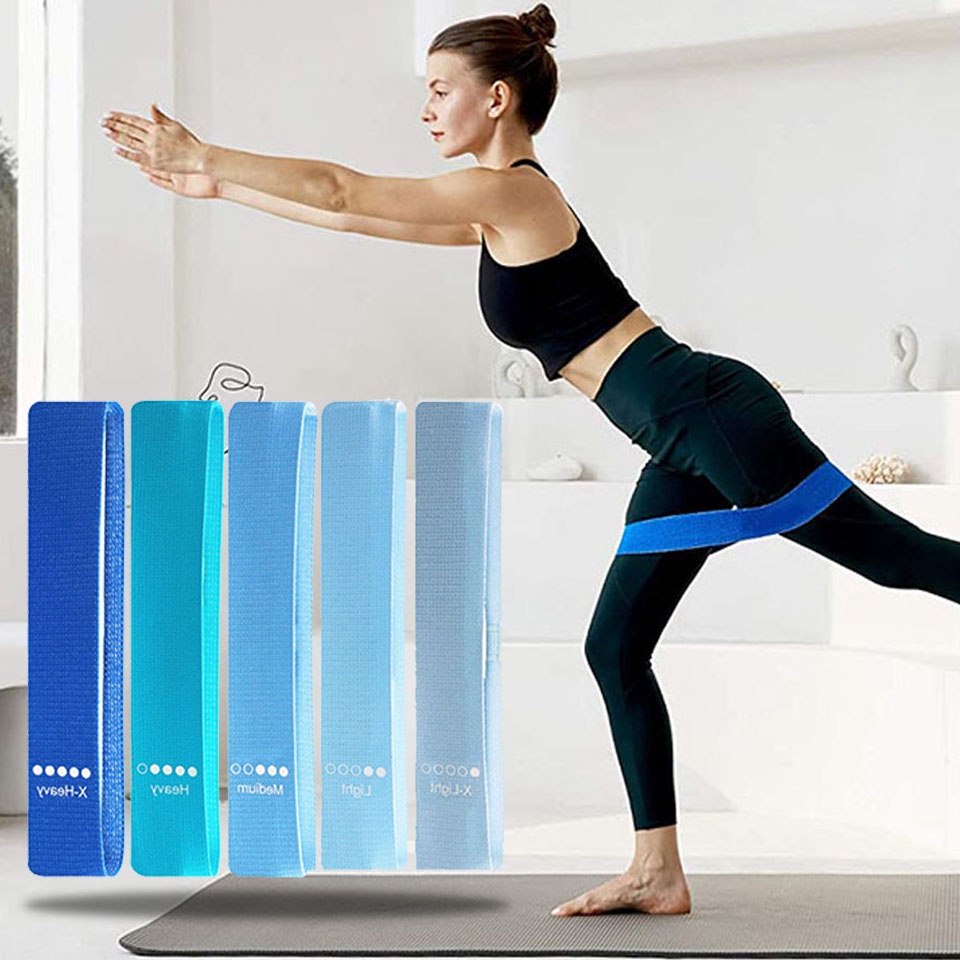 Dây đai co giãn kháng lực hỗ trợ tập yoga/ thể hình đa năng