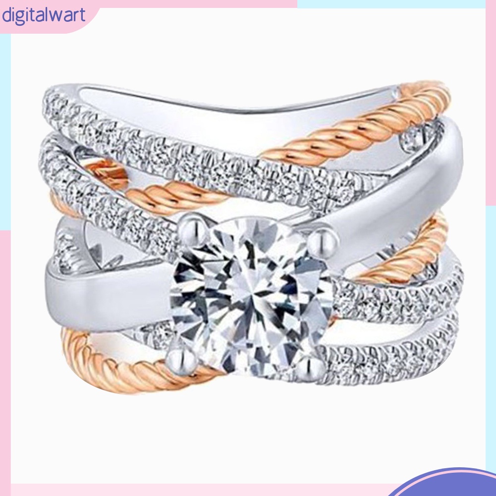Nhẫn thời trang nữ kiểu dáng cực độc đáo đính đá Rhinestone sang trọng