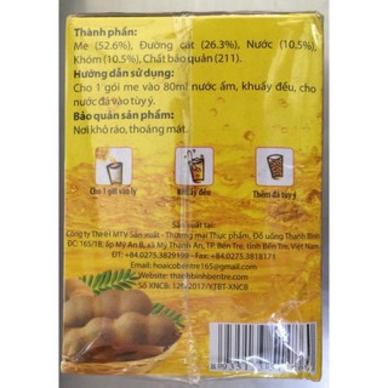 Đá me   THANH BÌNH Thai Iced Tamarind