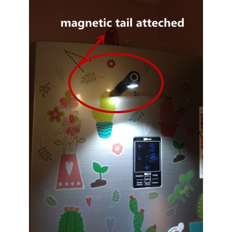 Đèn pha SOFIRN ánh sáng trắng/ vàng ấm 3000k 1200 lumen 18350 có đuôi nam châm sử dụng ngoài trời