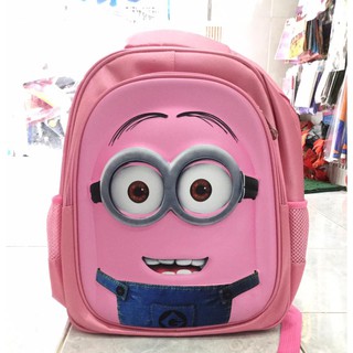 Freeship 99k TQ_Balo Minion hồng