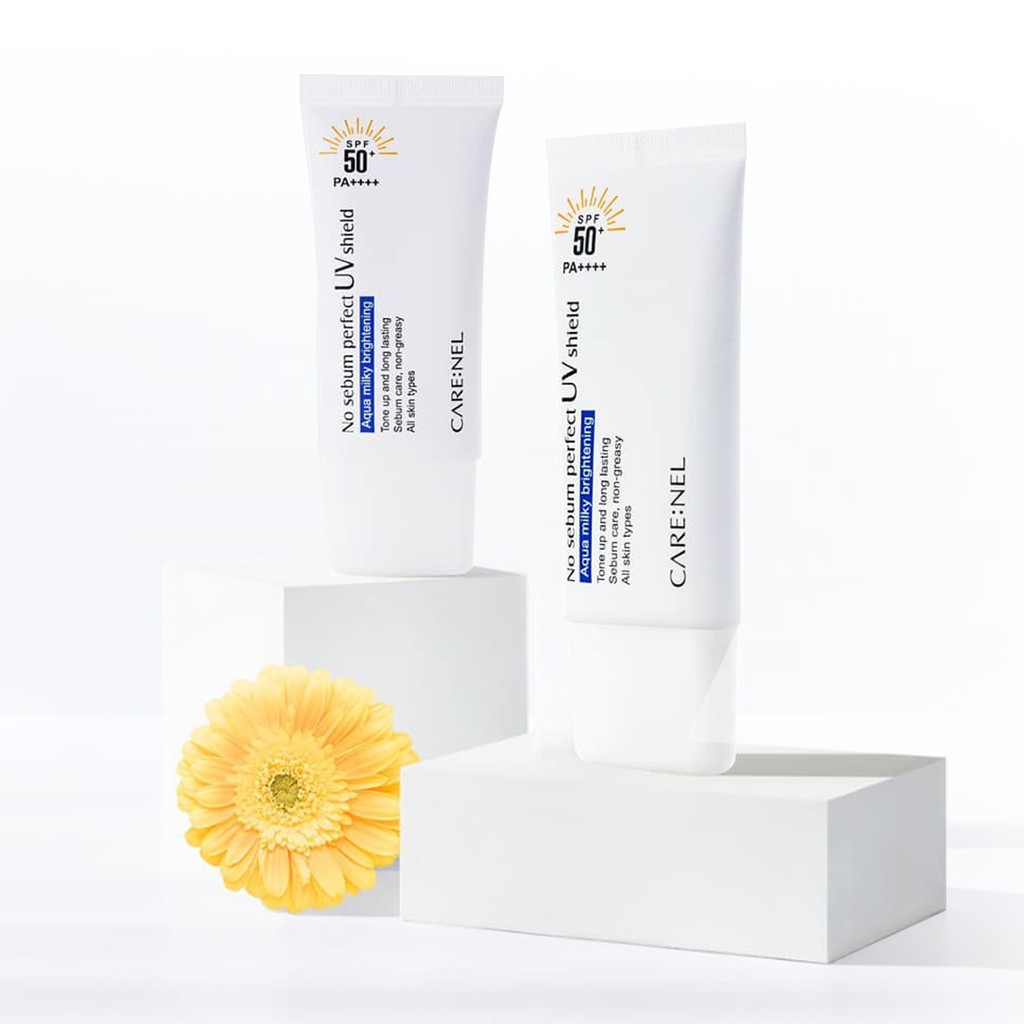 [Mã FMCGMALL -8% đơn 250K] Kem Chống Nắng Nâng Tone Da Care:nel No Sebum Perfect UV Shield SPF50+ PA++++ 50ml | BigBuy360 - bigbuy360.vn