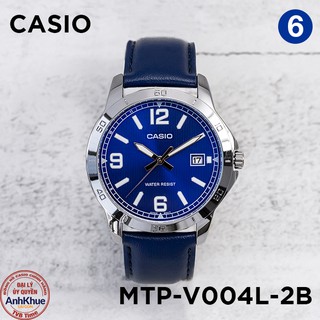 Đồng hồ nam dây da Casio Standard chính hãng Anh Khuê MTP-V004 Series