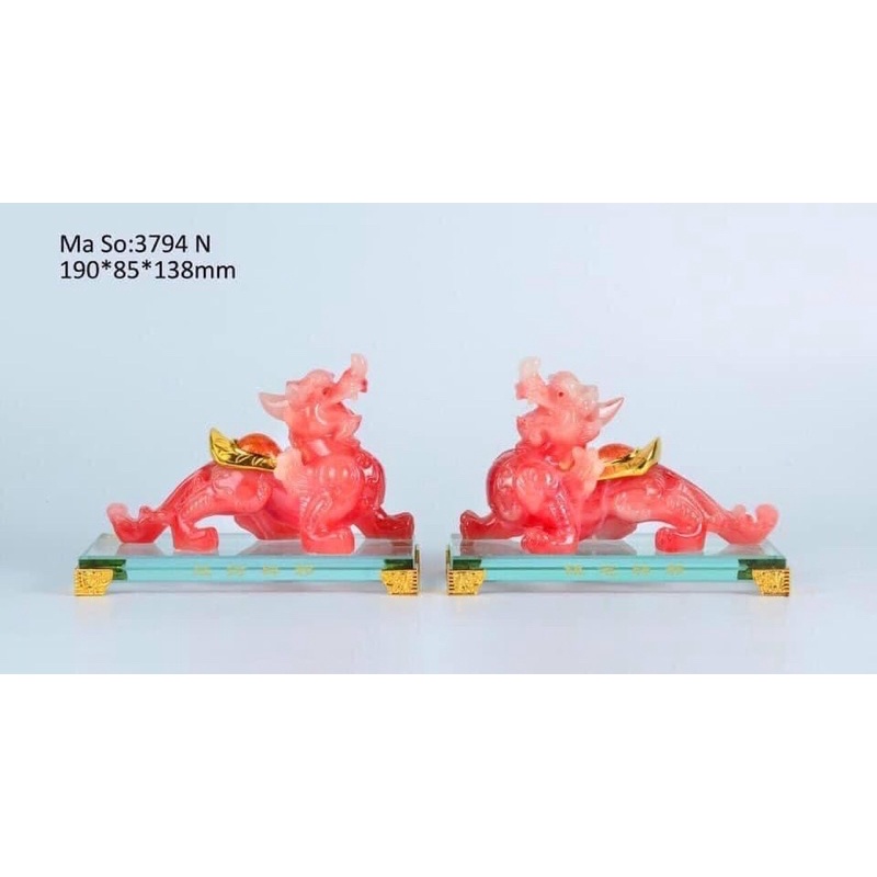 Cặp Tỳ Hưu Phong Thuỷ Cỡ Nhỏ- Kỳ Hưu Linh Vật Phong Thuỷ Hút Tài Lộc