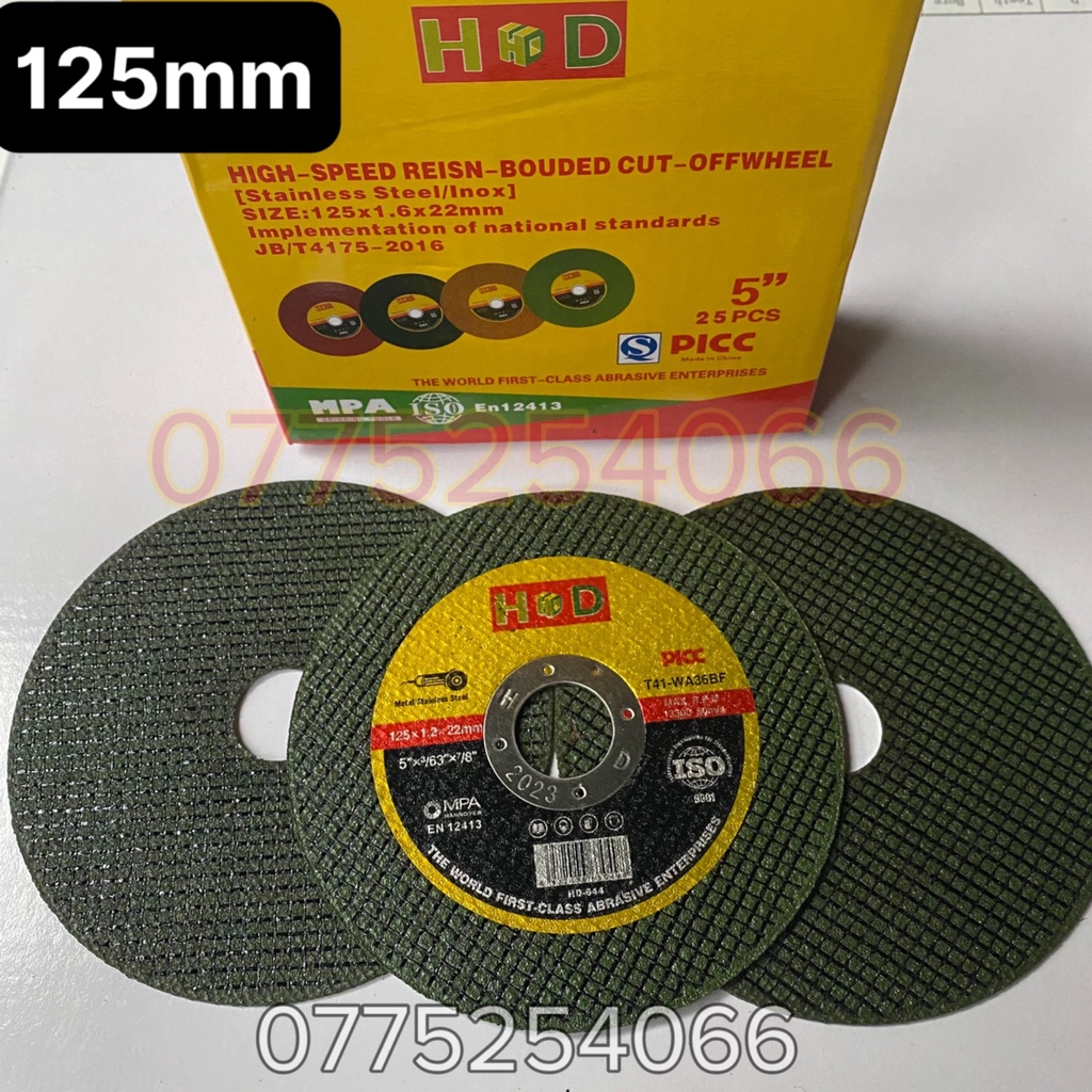 Lưỡi cắt sắt 125mm-180mm HD