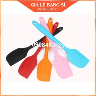 Phới Trộn Bột Spatula Silicon Chịu Nghiệt, Đúc Liền Dùng Để Đánh Bột, Vét Kem