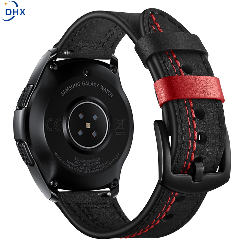 Dây đeo bằng da 20mm 4 40mm 44 mm chất lượng cao cho đồng hồ Samsung Galaxy Watch 4 Classic 42mm 46mm