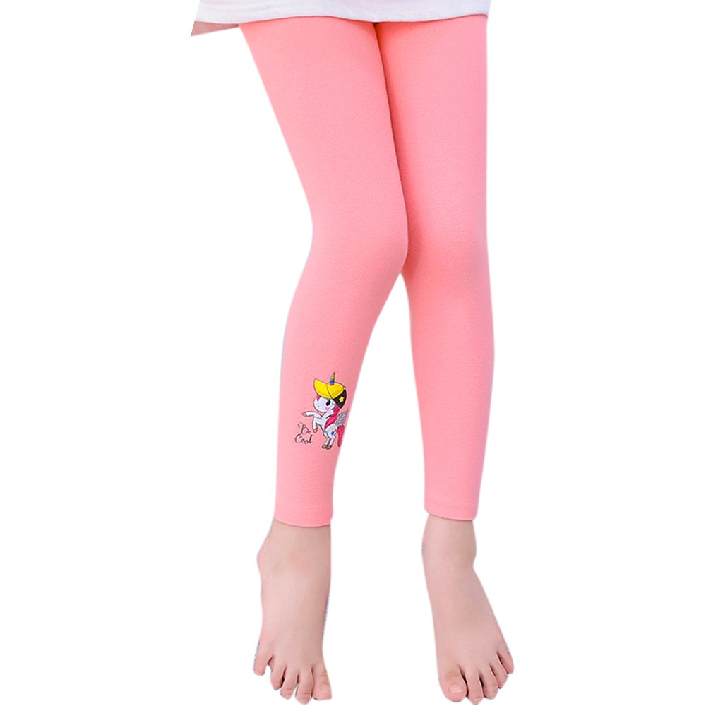 Quần Legging Cho Bé Gái Bằng Cotton Phong Cách Thời Trang Hàn Quốc