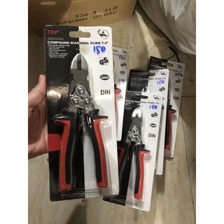 Kìm cắt chéo 7.5'' trợ lực - TOP