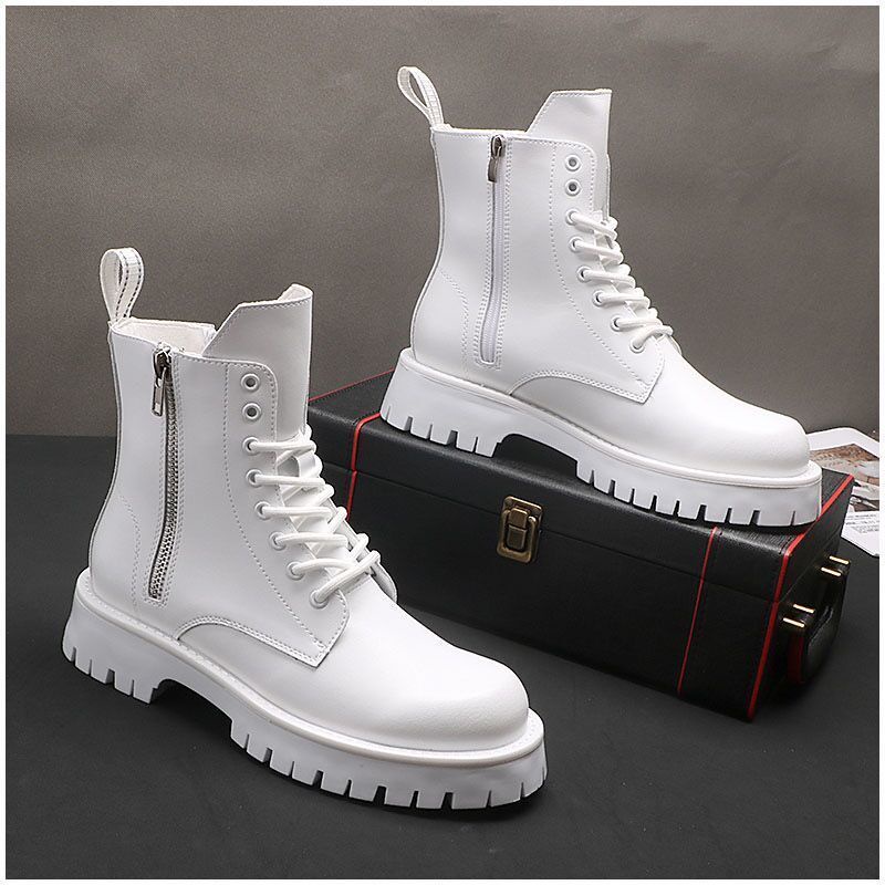 Giày Bốt Martin Da Đế Dày Thời Trang Mùa Thu 2022 Cho Nam