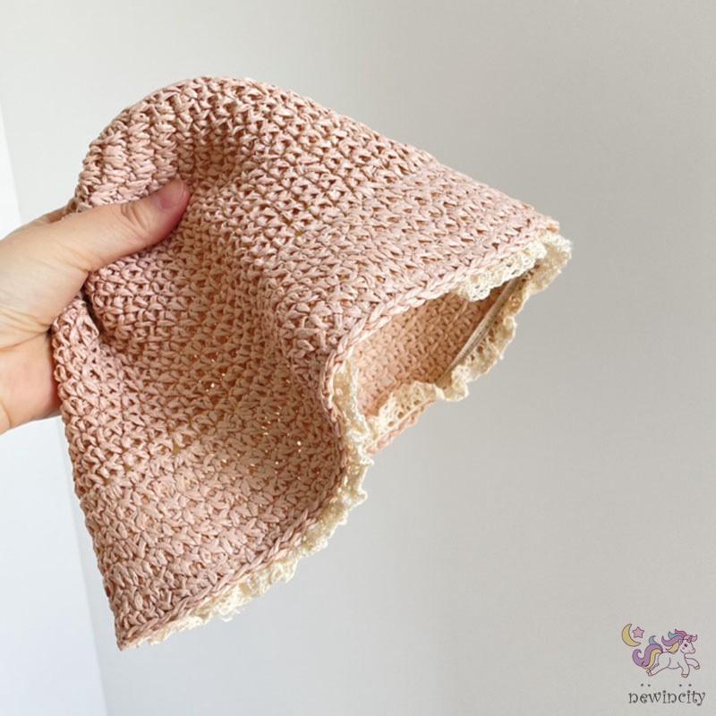 Mũ cói chống nắng thời trang hè cho bé