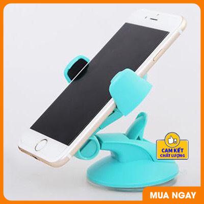 Kệ giá đỡ điện thoại xoay 360 độ dành cho xe hơi để bàn làm việc và  thể điều chỉnh hút gắn tiện lợi GĐ02